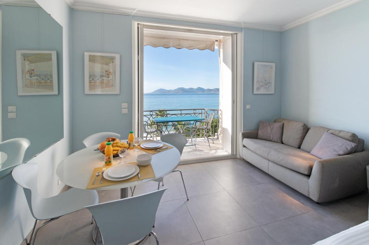 Palais Miramar - Suite Blue Room - Vue Mer -Croisette Emplacement Unique - 20M Plage - Wifi - Clim 칸느 외부 사진
