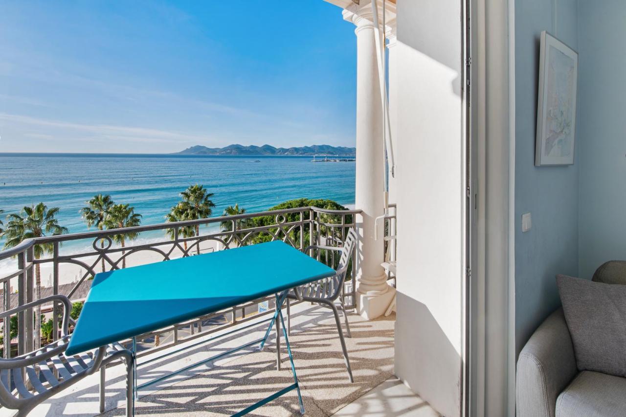 Palais Miramar - Suite Blue Room - Vue Mer -Croisette Emplacement Unique - 20M Plage - Wifi - Clim 칸느 외부 사진