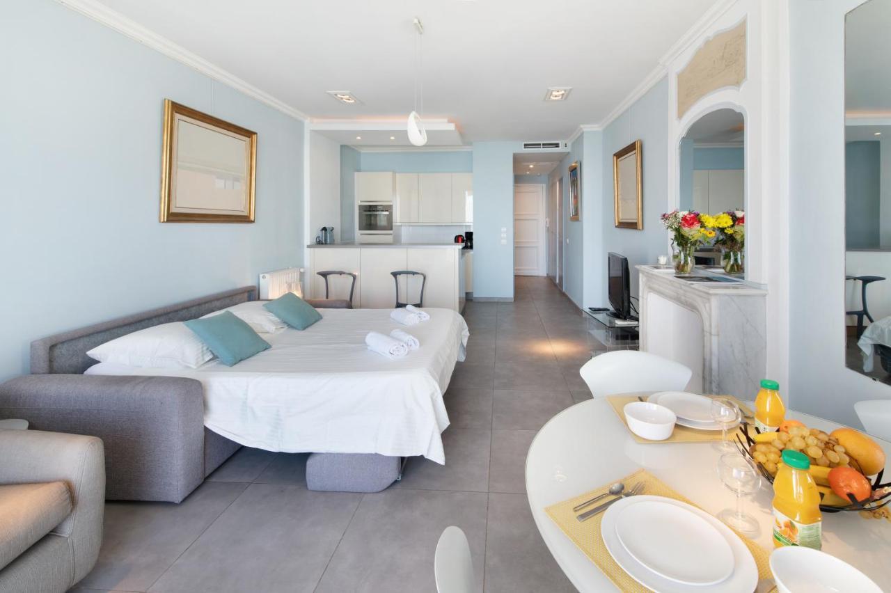 Palais Miramar - Suite Blue Room - Vue Mer -Croisette Emplacement Unique - 20M Plage - Wifi - Clim 칸느 외부 사진